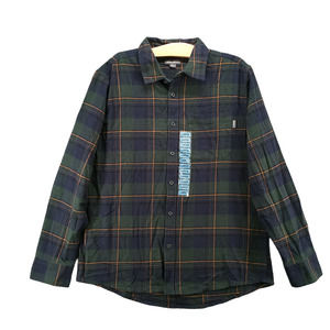 Eddie Bauer Men's Button Up Shirt Multicolor Plaid Large Flannel Cotton